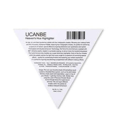 UCANBE Triangle Eyeshadow Palette Makeup Glow Highlighter