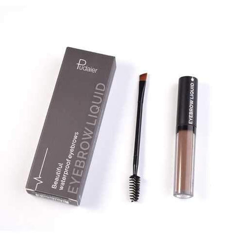 Pudaier Pro Eyebrow Liquid Enhancers Tattoo Long Lasting Makeup Cosmetic Pigments with Brush