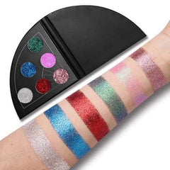 6 Colors Shimmer Waterproof Eye Shadow Palette
