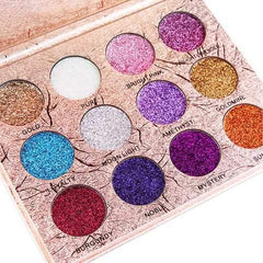 12 Colors Glitter Eyeshadow