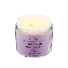 Melao Organic Shea Butter Retinol Night Cream Moisturizer